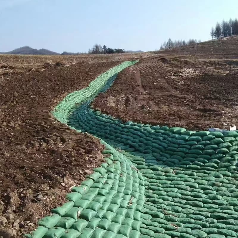High-Strength Geotextile Bags for Riverbank Protection